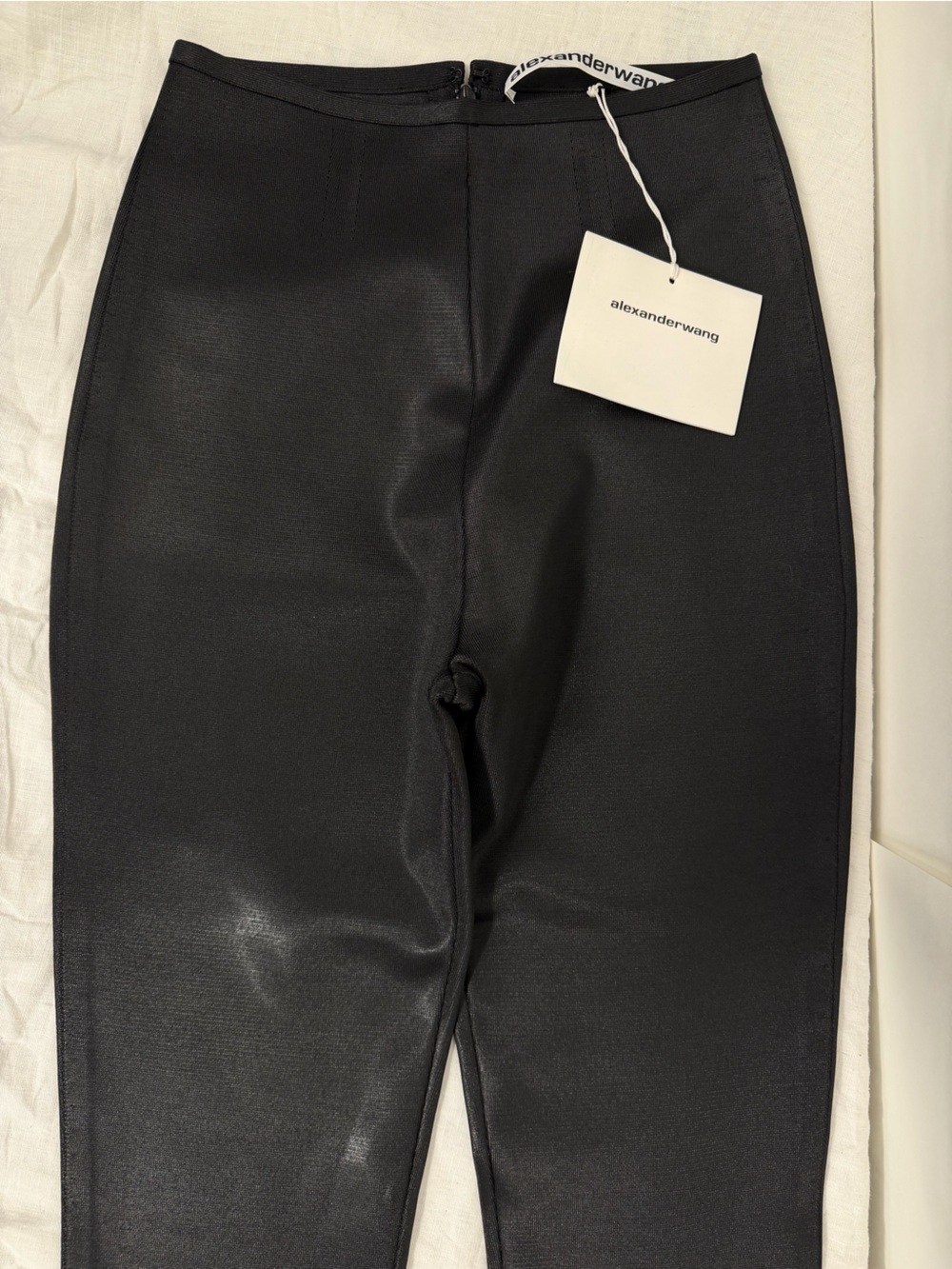 NWT Alexander Wang Black Pants with Bonded Seams- Size XS Authenticated